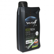 Wolf Ecotech 0W20 SP/RC D1-3 - мастило синтетичне для двигуна, 1049889, 1л