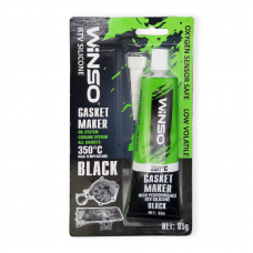 Герметик прокладок силіконовий Winso gasket maker black 85гр +350°С, 310300
