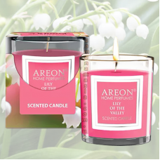 Конвалія ароматична свічка Areon scented candle Lily of the Valley CR05, 120гр